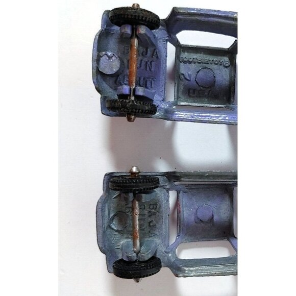 Vintage Tootsie Toy Diecast Car Baja Run About Made in USA Purple Lot of 2 - Picture 7 of 7